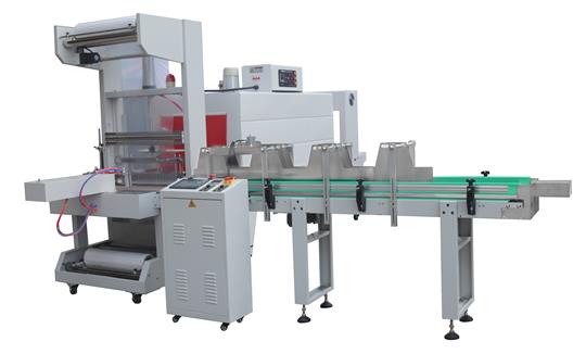 enfardadora automática de manga con túnel de shrink PE