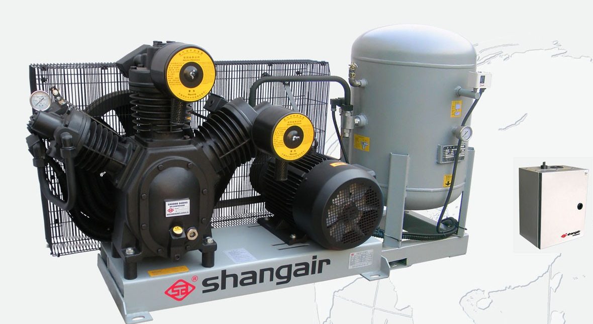 Compresor de aire industrial para embotellado PET