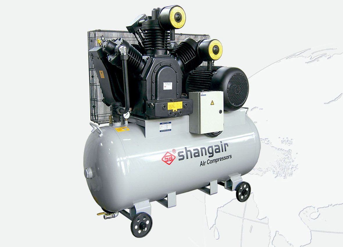 Compresor sin aceite para soplado de botellas