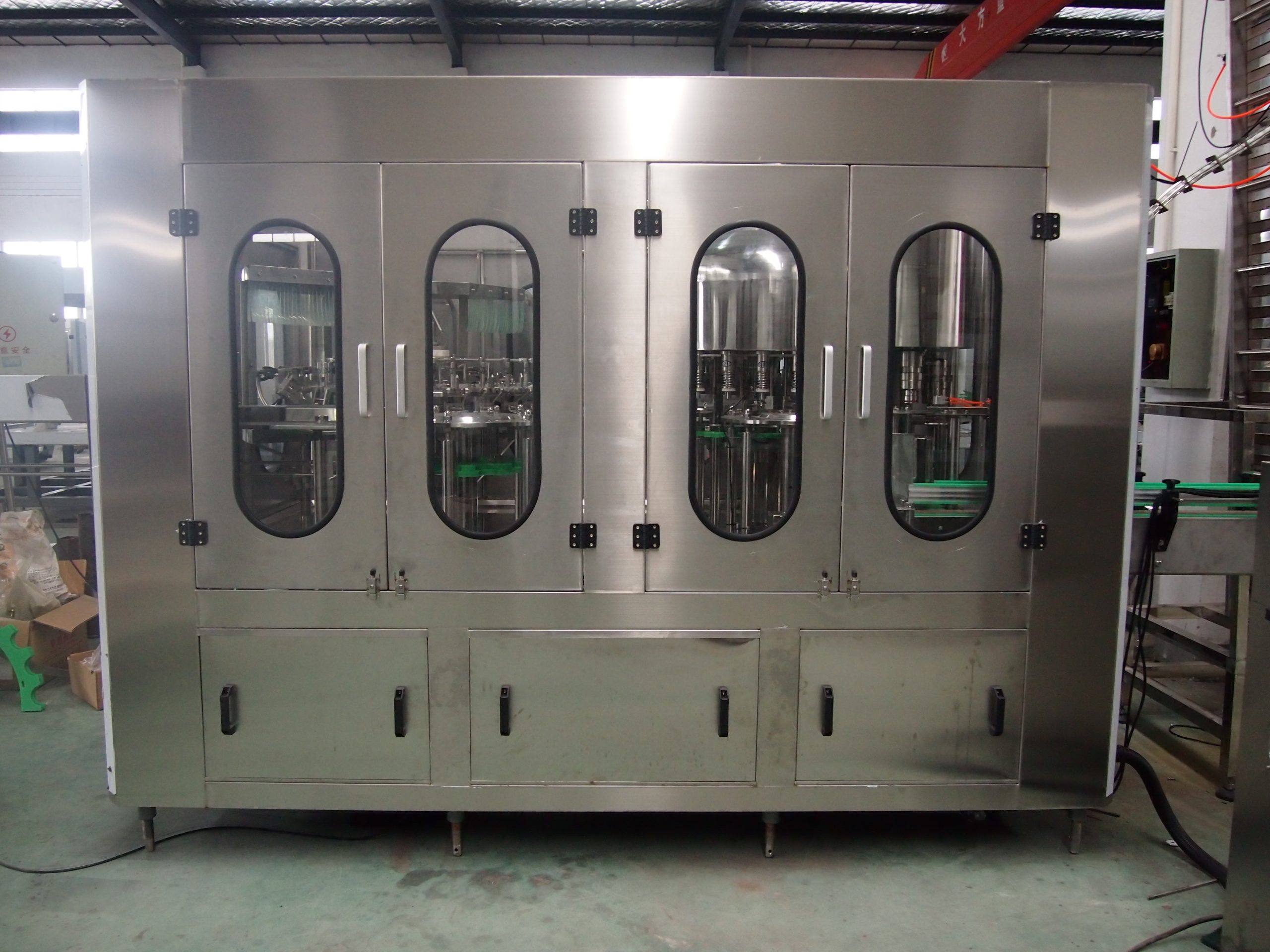 máquina automática de llenado de jugos y té